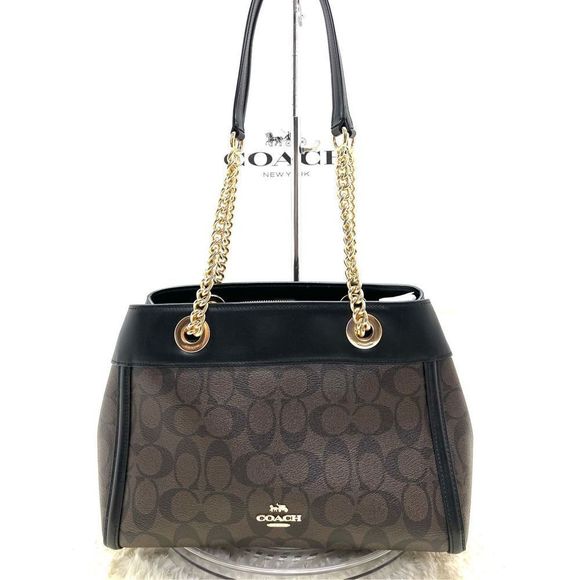 Coach Handbags - 🎁🎉New! Coach Brooke Chain Carryall Handbag Msrp:$375.00